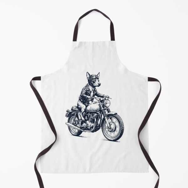 Item preview, Funny American Hairless Terrier Motorcycle Motorbike Dog Lover designed and sold by dian-rody-crest.