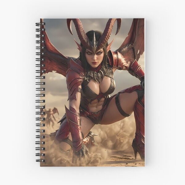 Item preview, Red Winged Demon Queen Desert Wasteland designed and sold by GalleryBrisArt.