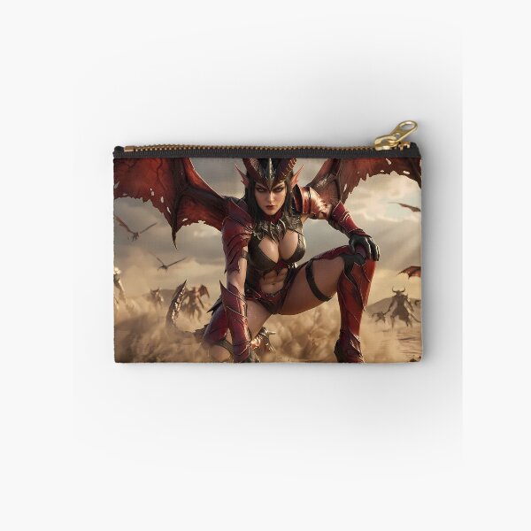 Item preview, Red Winged Demon Queen Desert Wasteland designed and sold by GalleryBrisArt.