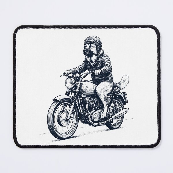 Item preview, Funny Anatolian Shepherd Dog Motorcycle Motorbike Dog Lover designed and sold by dian-rody-crest.