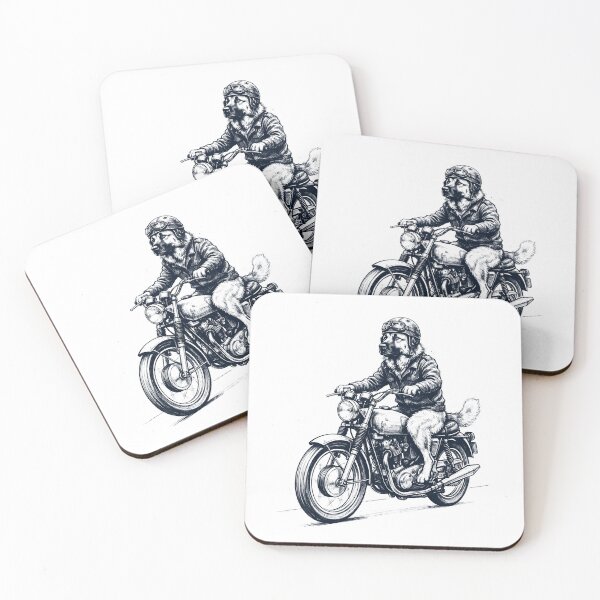 Item preview, Funny Anatolian Shepherd Dog Motorcycle Motorbike Dog Lover designed and sold by dian-rody-crest.