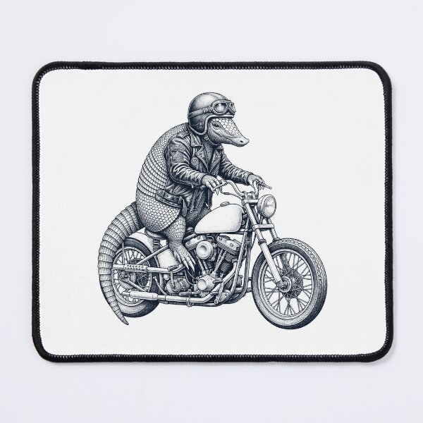 Item preview, Funny Armadillo Motorcycle Motorbike Animal Lover designed and sold by dian-rody-crest.
