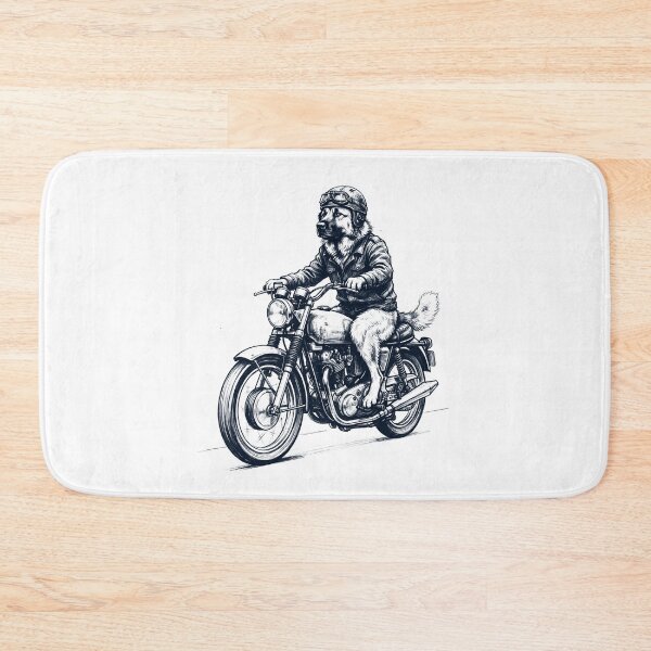 Item preview, Funny Anatolian Shepherd Dog Motorcycle Motorbike Dog Lover designed and sold by dian-rody-crest.