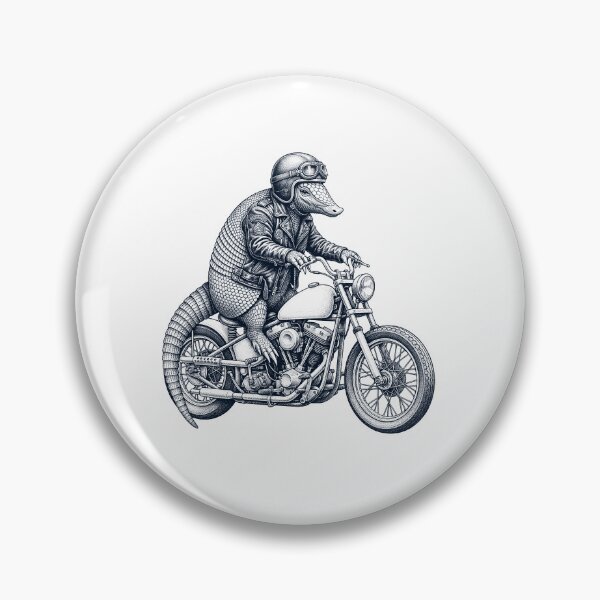 Item preview, Funny Armadillo Motorcycle Motorbike Animal Lover designed and sold by dian-rody-crest.