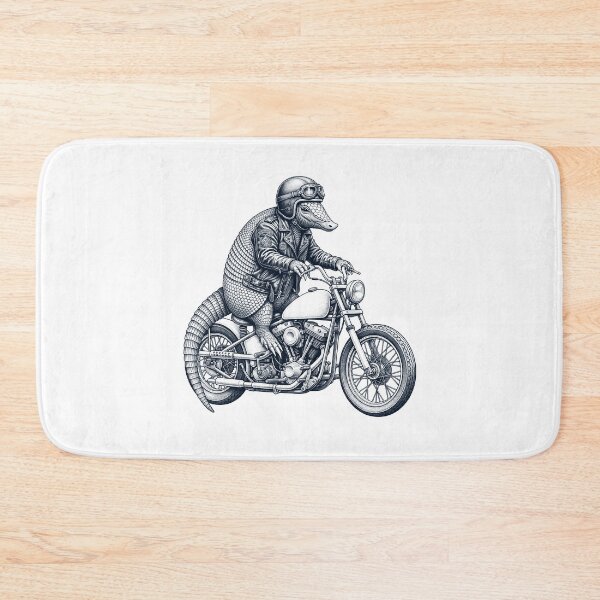 Item preview, Funny Armadillo Motorcycle Motorbike Animal Lover designed and sold by dian-rody-crest.