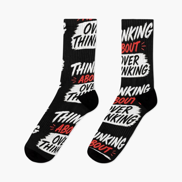Item preview, Thinking About Overthinking – Funny Overthinker Humor Quote designed and sold by Abidel.