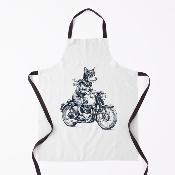 Item preview, Funny Australian Kelpie Motorcycle Motorbike Dog Lover designed and sold by dian-rody-crest.