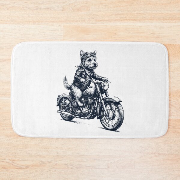 Item preview, Funny Australian Terrier Motorcycle Motorbike Dog Lover designed and sold by dian-rody-crest.