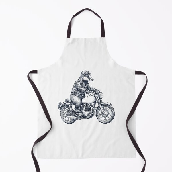 Item preview, Funny Badger Motorcycle Motorbike Animal Lover designed and sold by dian-rody-crest.