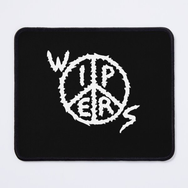 Item preview, White Spiky Peace Sign Frame With Band Letters Inside And Out designed and sold by SADDIQ13.
