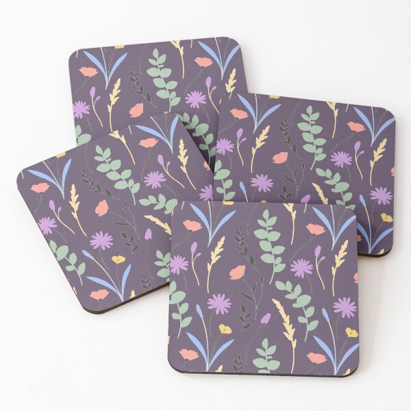 Item preview, Twilight Wildflower Pattern – Pastel Meadow Botanicals designed and sold by BelievingCreates.