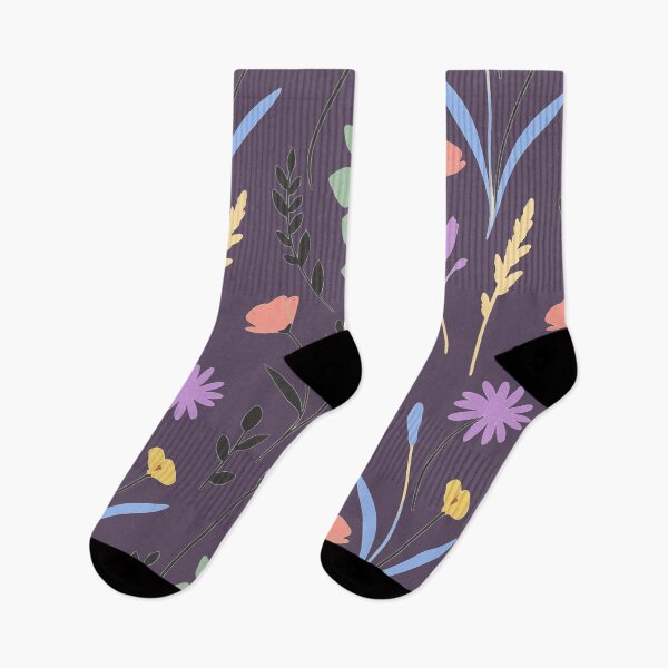 Item preview, Twilight Wildflower Pattern – Pastel Meadow Botanicals designed and sold by BelievingCreates.