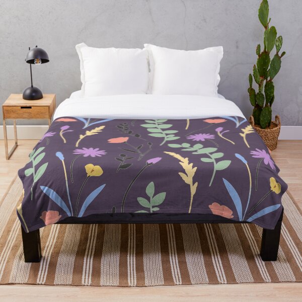 Item preview, Twilight Wildflower Pattern – Pastel Meadow Botanicals designed and sold by BelievingCreates.