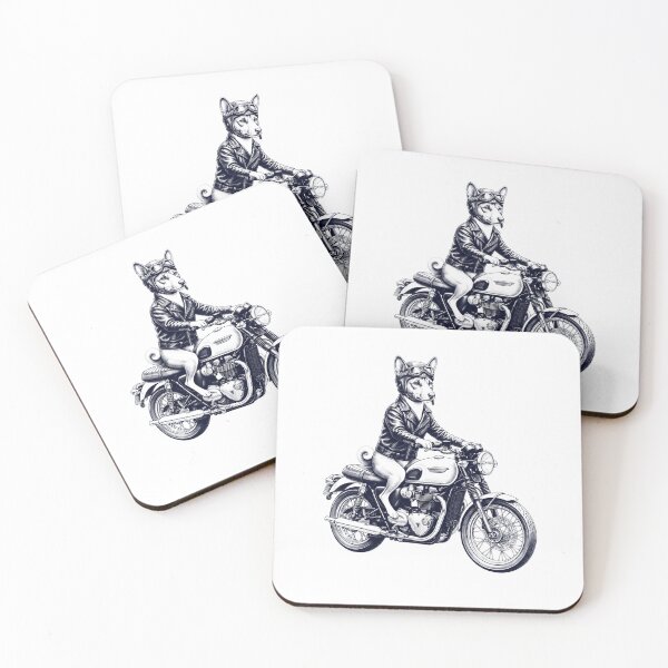 Item preview, Funny Basenji Motorcycle Motorbike Dog Lover designed and sold by dian-rody-crest.