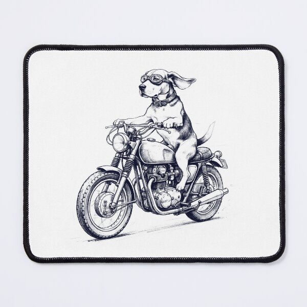 Item preview, Funny Beagle Motorcycle Motorbike Dog Lover designed and sold by dian-rody-crest.