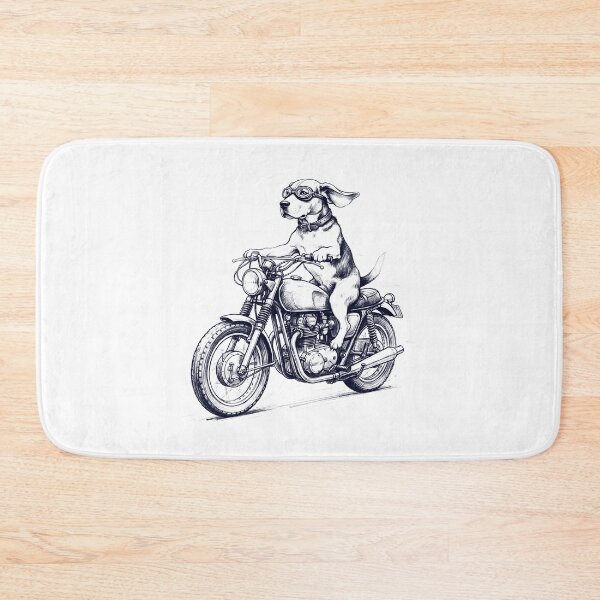 Item preview, Funny Beagle Motorcycle Motorbike Dog Lover designed and sold by dian-rody-crest.