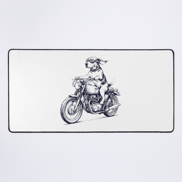 Item preview, Funny Beagle Motorcycle Motorbike Dog Lover designed and sold by dian-rody-crest.
