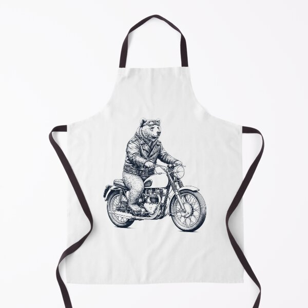 Item preview, Funny Bear Motorcycle Motorbike Animal Lover designed and sold by dian-rody-crest.