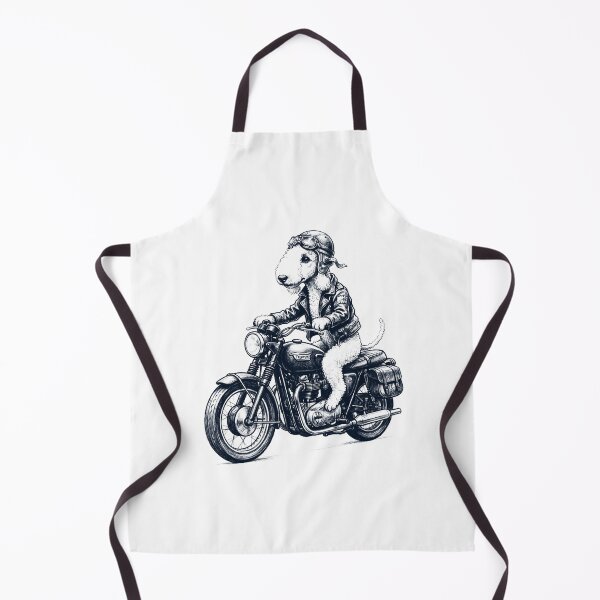 Item preview, Funny Bedlington Terrier Motorcycle Motorbike Dog Lover designed and sold by dian-rody-crest.