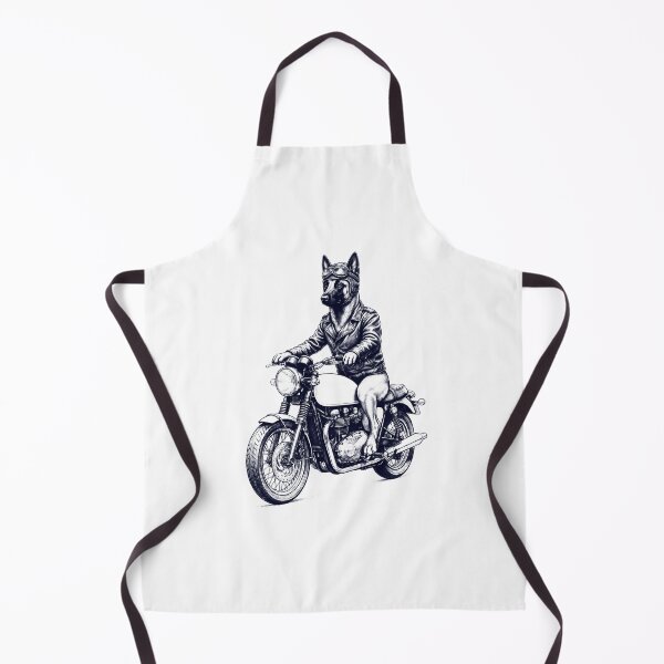 Item preview, Funny Belgian Malinois Motorcycle Motorbike Dog Lover designed and sold by dian-rody-crest.
