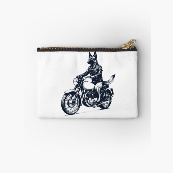 Item preview, Funny Belgian Shepherd Motorcycle Motorbike Dog Lover designed and sold by dian-rody-crest.