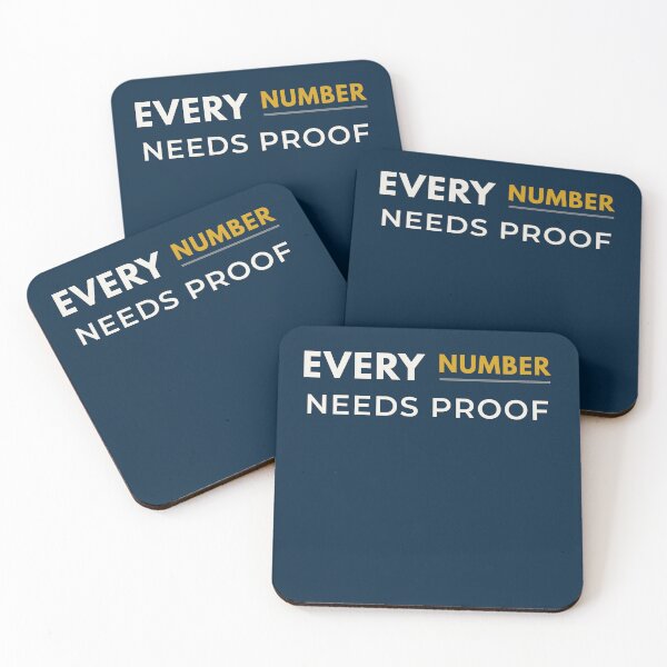 Item preview, Every Number Needs Proof | Accountant & Auditor Design designed and sold by FCA SIR MERCH .