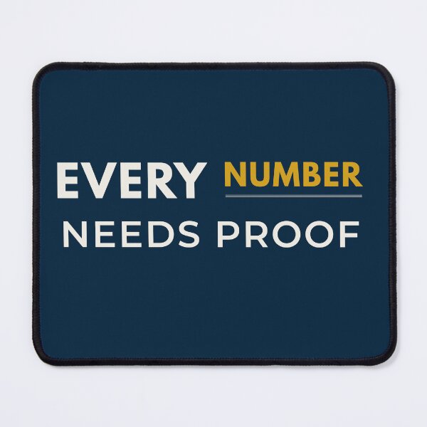 Item preview, Every Number Needs Proof | Accountant & Auditor Design designed and sold by FCA SIR MERCH .