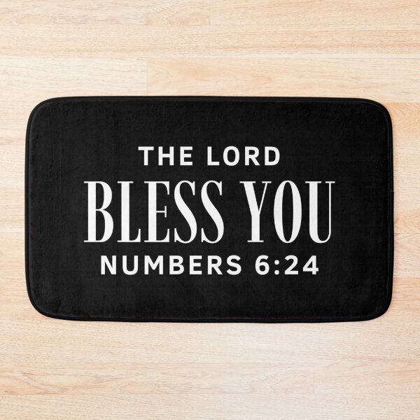Item preview, The Lord Bless You - Numbers 6:24 - Christian Quotes designed and sold by MoriaStore.