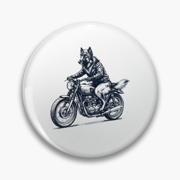 Item preview, Funny Belgian Tervuren Motorcycle Motorbike Dog Lover designed and sold by dian-rody-crest.