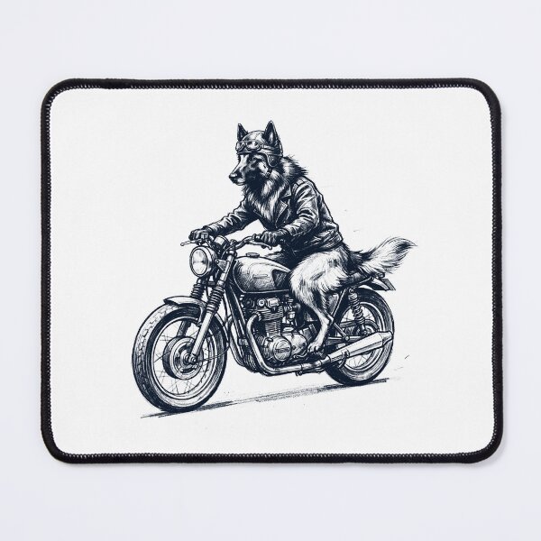 Item preview, Funny Belgian Tervuren Motorcycle Motorbike Dog Lover designed and sold by dian-rody-crest.
