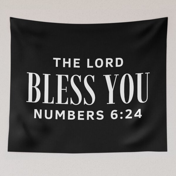 Item preview, The Lord Bless You - Numbers 6:24 - Christian Quotes designed and sold by MoriaStore.