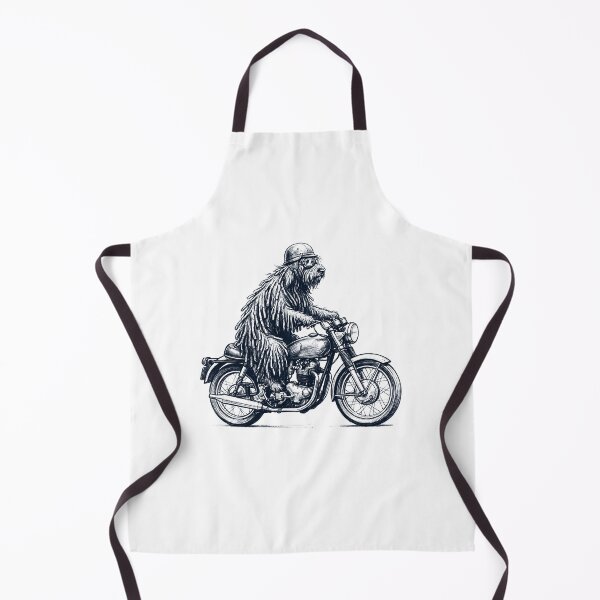 Item preview, Funny Bergamasco Shepherd Motorcycle Motorbike Dog Lover designed and sold by dian-rody-crest.