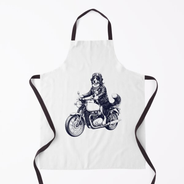 Item preview, Funny Bernese Mountain Dog Motorcycle Motorbike Dog Lover designed and sold by dian-rody-crest.