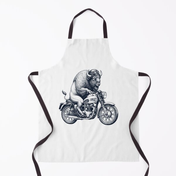 Item preview, Funny Bison Motorcycle Motorbike Animal Lover designed and sold by dian-rody-crest.