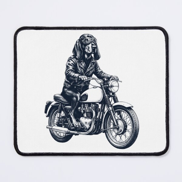 Item preview, Funny Black and Tan Coonhound Motorcycle Motorbike Dog Lover designed and sold by dian-rody-crest.