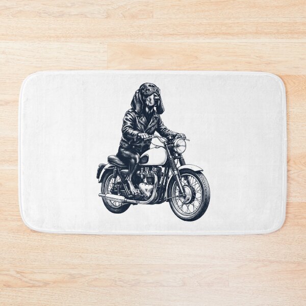 Item preview, Funny Black and Tan Coonhound Motorcycle Motorbike Dog Lover designed and sold by dian-rody-crest.