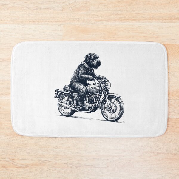 Item preview, Funny Black Russian Terrier Motorcycle Motorbike Dog Lover designed and sold by dian-rody-crest.