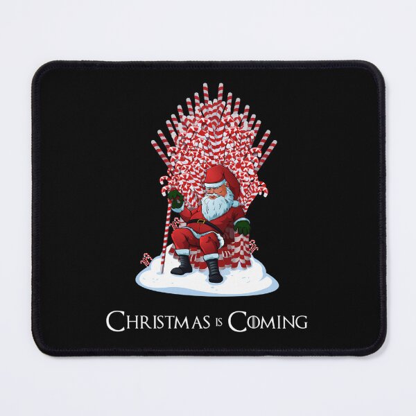 Item preview, Santa Claus Sitting on Candy Cane Iron Throne designed and sold by ShopArt-by-PP.