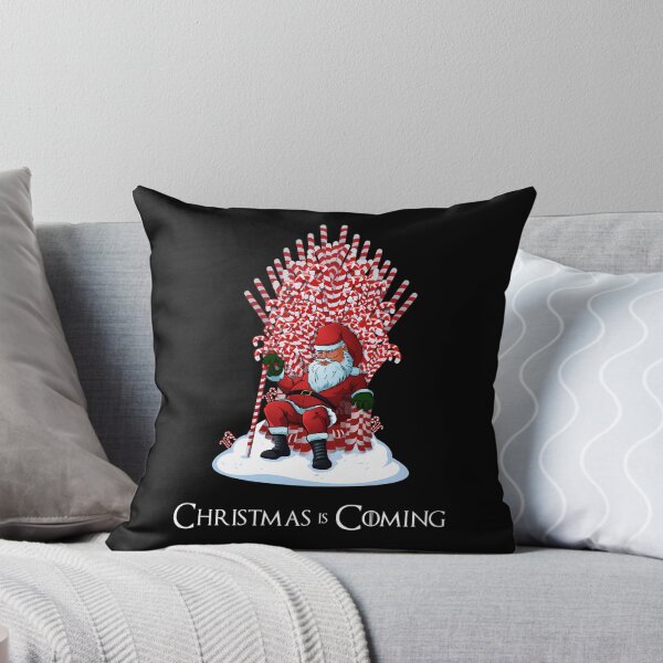 Item preview, Santa Claus Sitting on Candy Cane Iron Throne designed and sold by ShopArt-by-PP.