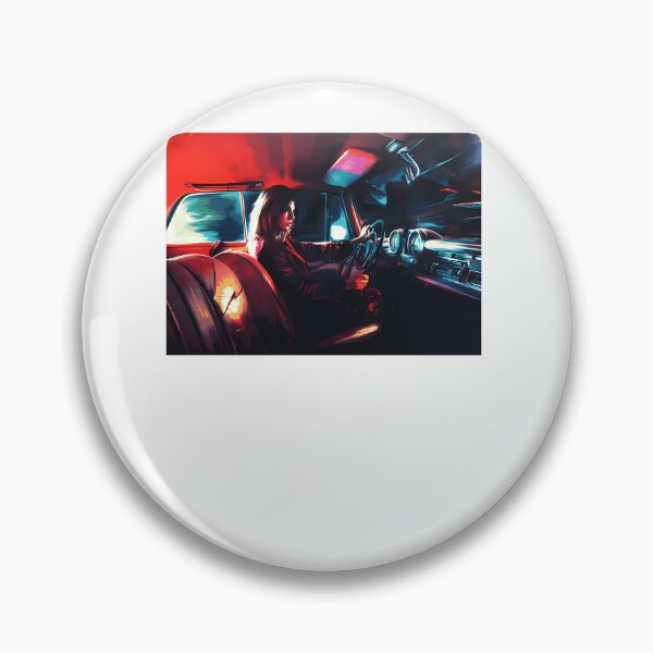 Item preview, Cinematic Woman Driving Car in Rain designed and sold by ShopArt-by-PP.