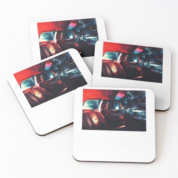 Item preview, Cinematic Woman Driving Car in Rain designed and sold by ShopArt-by-PP.