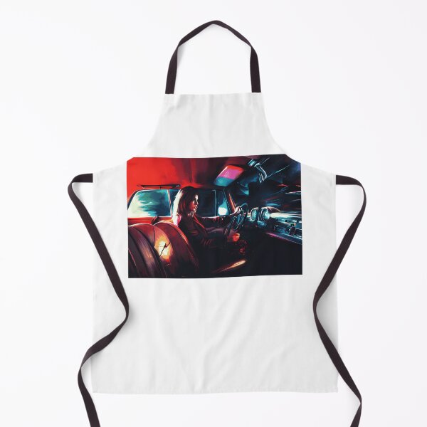 Item preview, Cinematic Woman Driving Car in Rain designed and sold by ShopArt-by-PP.