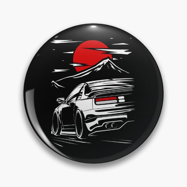 Item preview, Japanese Sports Car and Mountain Sunset designed and sold by ShopArt-by-PP.