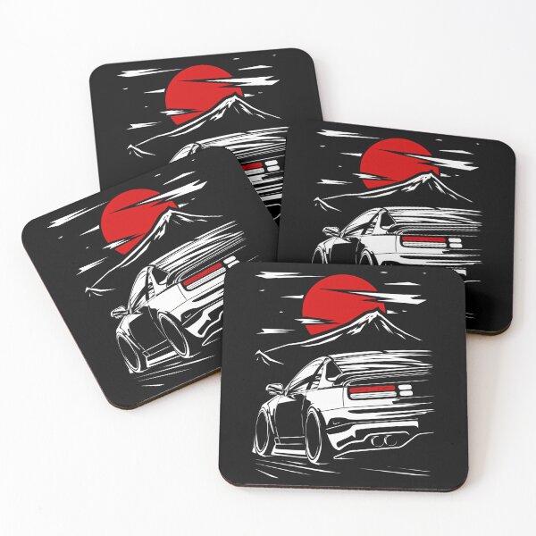 Item preview, Japanese Sports Car and Mountain Sunset designed and sold by ShopArt-by-PP.