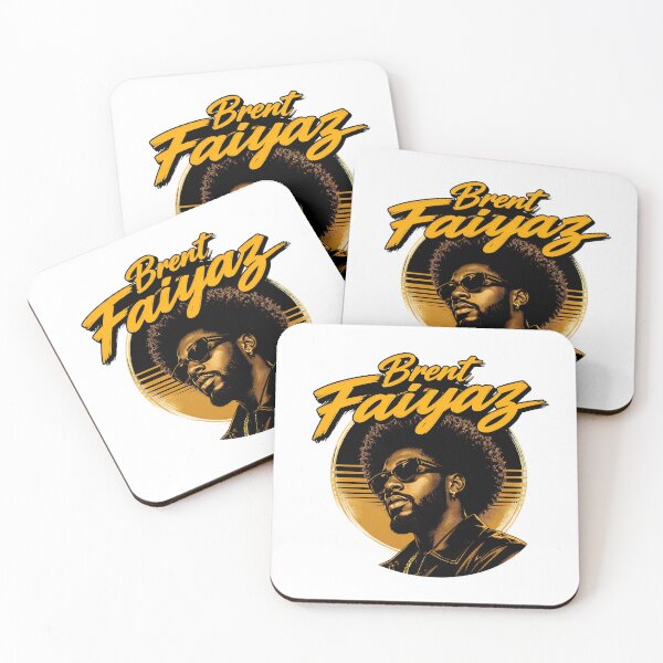Item preview, Brent Faiyaz Portrait Glow Art designed and sold by ZubairNalban.