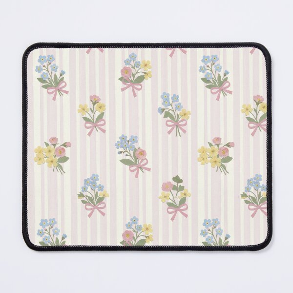 Item preview, Pink and Blue Floral Bouquets Pattern designed and sold by ITCHAWAWAA.