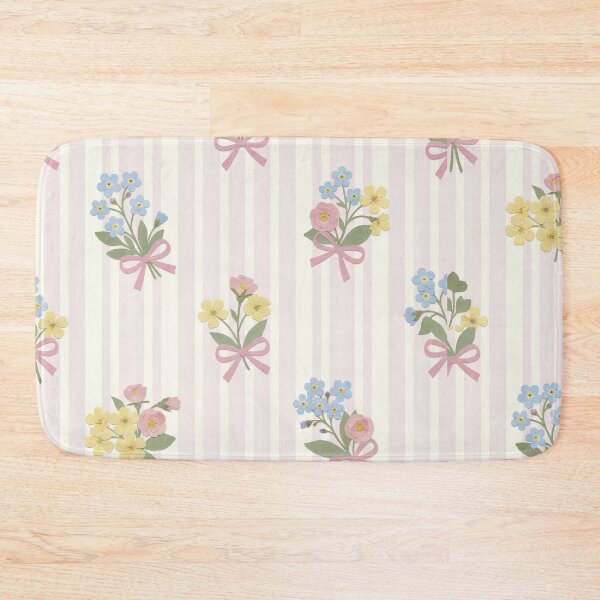 Item preview, Pink and Blue Floral Bouquets Pattern designed and sold by ITCHAWAWAA.