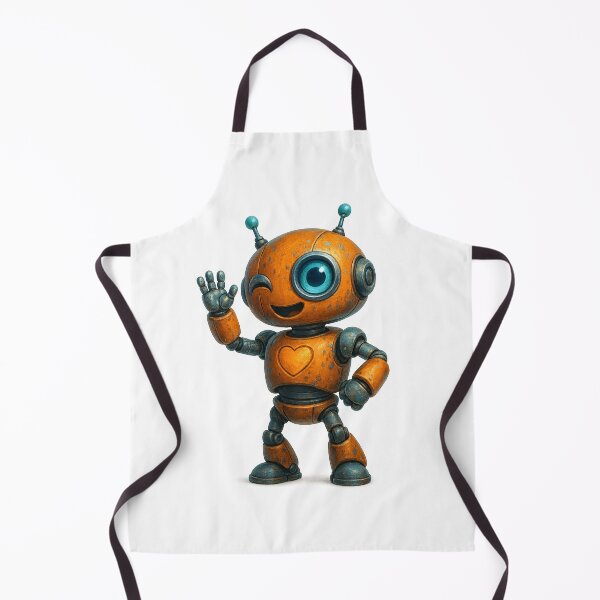 Item preview, Cute Winking Robot – Friendly Hello designed and sold by Yomere.