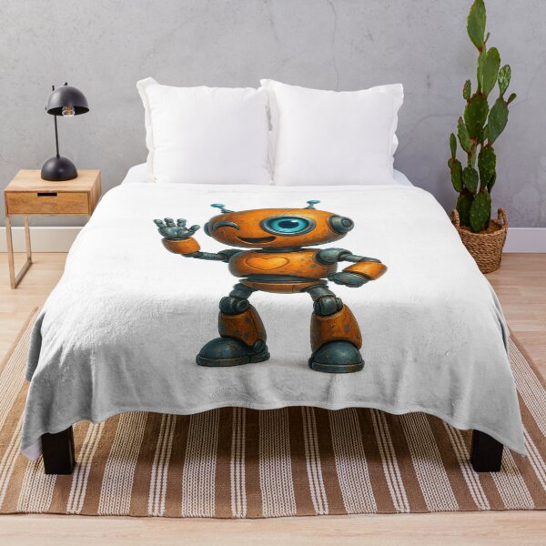 Item preview, Cute Winking Robot – Friendly Hello designed and sold by Yomere.