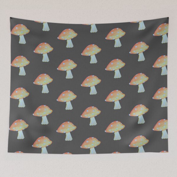 Item preview, Multicolored Fall Mushroom (Watercolor) designed and sold by nickiibird.